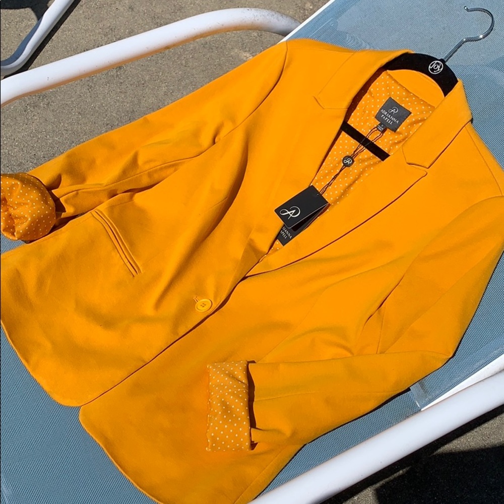 Vibrant Gold Blazer